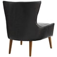 thumbnail image 4 of Modway Keen Faux Leather Accent Chair, Black, 4 of 4