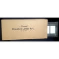 thumbnail image 5 of Creative Letter Art 8 x 30 Wall Picture Frame with White Mat, Black, 5 of 6