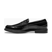 Mens Nunn Bush Lincoln Moc Toe Penny Loafer Shoes Leather Black Multi 85538-009