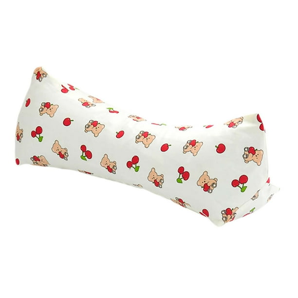 Yhmxh Almohada cervical con forma de cáscara de trigo sarraceno, almohada lumbar para adultos, almohada para siesta, almohada de trigo sarraceno