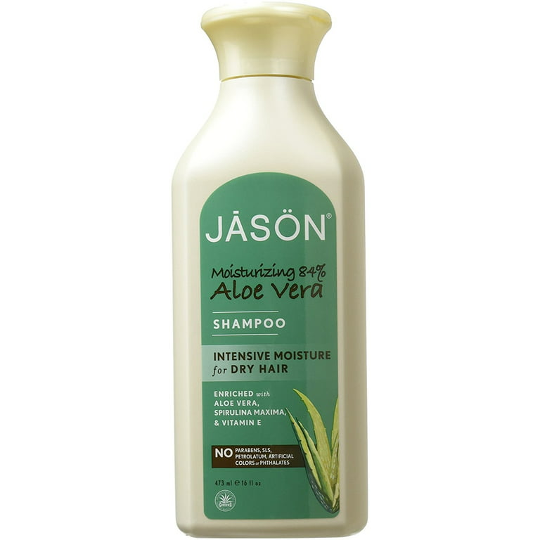 Moisturizing 84% Vera Shampoo Jason Natural Cosmetics 16 oz - Walmart.com