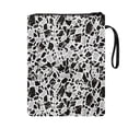thumbnail image 2 of HELLHERO Retro Bible Case Bag with Washable Handle Polyester Carrying Book Case Book Protection for Friend Bible Mother 11.42 x 8.66 Inch 1pcs, Black-and-white Chippy Texture, 2 of 8