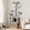 Grey, variant on Gaderth Cat Tree With Litter Box Enclosure,2-in-1 Cat Tower For Indoor Cats,Multi-Level Cat Condo With Scratching Post And Dangling Balls,Hammock,Hidden Litter Box Enclosure,Wood Washroom Furniture