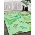 thumbnail image 2 of Ahgly Company Indoor Rectangle Patterned Mint Green Area Rugs, 7' x 9', 2 of 6