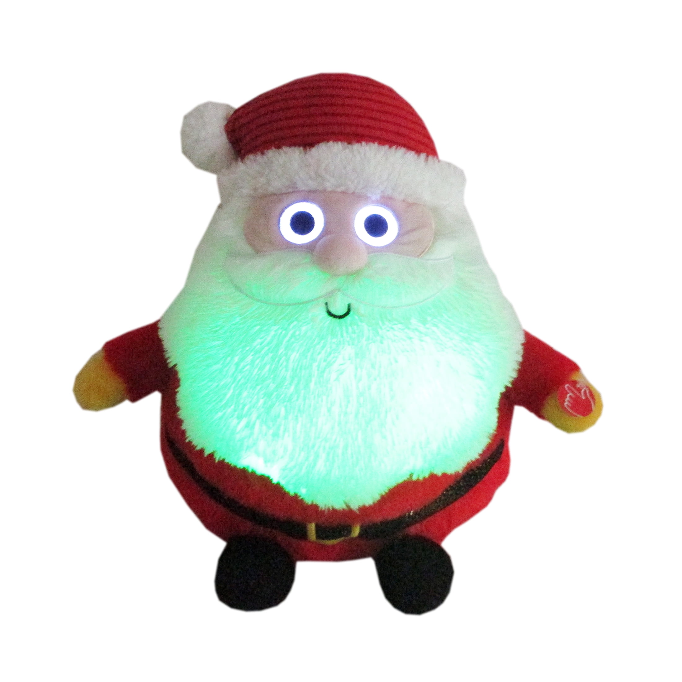 Holiday Time Light Up Santa Plush