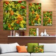 thumbnail image 3 of Floral Pattern with Palette Knife - Flower Artwork on Canvas, 3 of 4