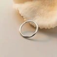 thumbnail image 3 of QQTDFG 925 Sterling Silver Wave Thin Dainty Stackable Pinkie Ring A3174-7, 3 of 8