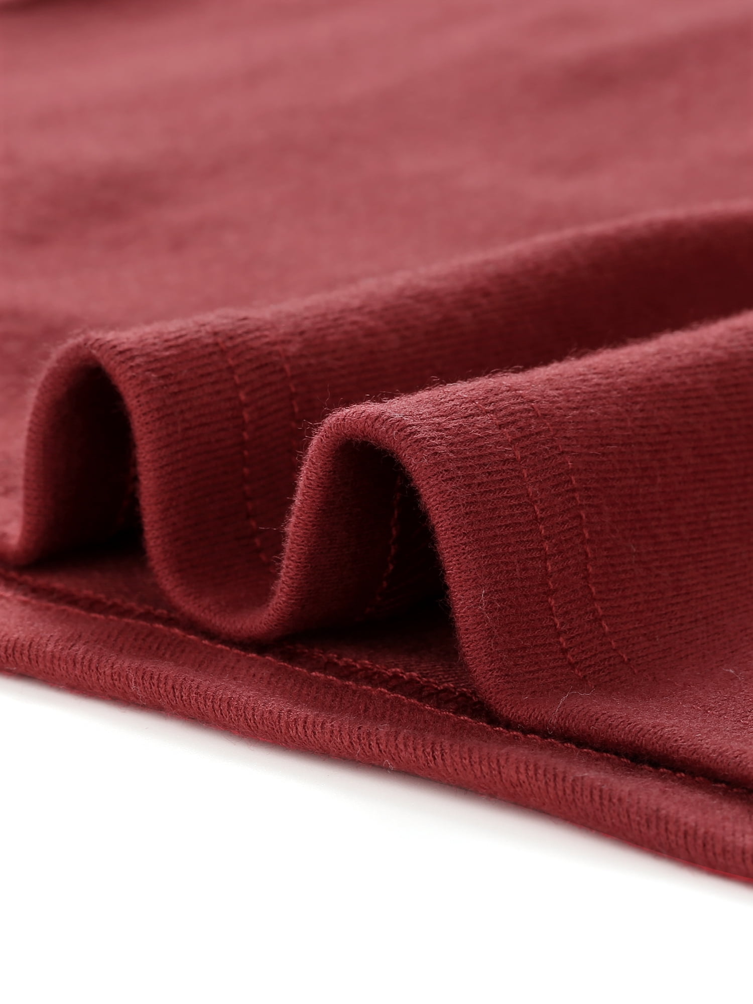 DARING DIVA V Neck Knitted Buttons Decor Ruched Blouse Top S Burgundy