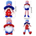 thumbnail image 2 of ZPAQI Independence Day Gnome Stripes Stars Patriotic Veterans Day Nisse Tomte American President Election Decor 4th of July, 2 of 18