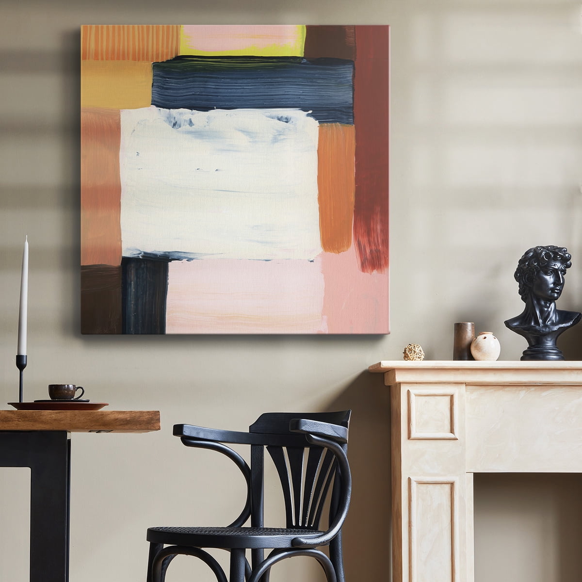 Wexford Home Custom Coalescence-Premium Gallery Wrapped Canvas, 40" x 40" - Ready to Hang