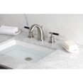thumbnail image 2 of Kingston Brass KB8988CKL Kaiser Two-Handle 3-Hole Deck Mount Widespread Bathroom Faucet with Pop-Up Drain in Brushed Nickel, 2 of 8