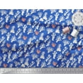 thumbnail image 3 of Soimoi Blue Cotton Duck Fabric Coral Ocean Print Sewing Fabric Yard 42 Inch Wide, 3 of 3