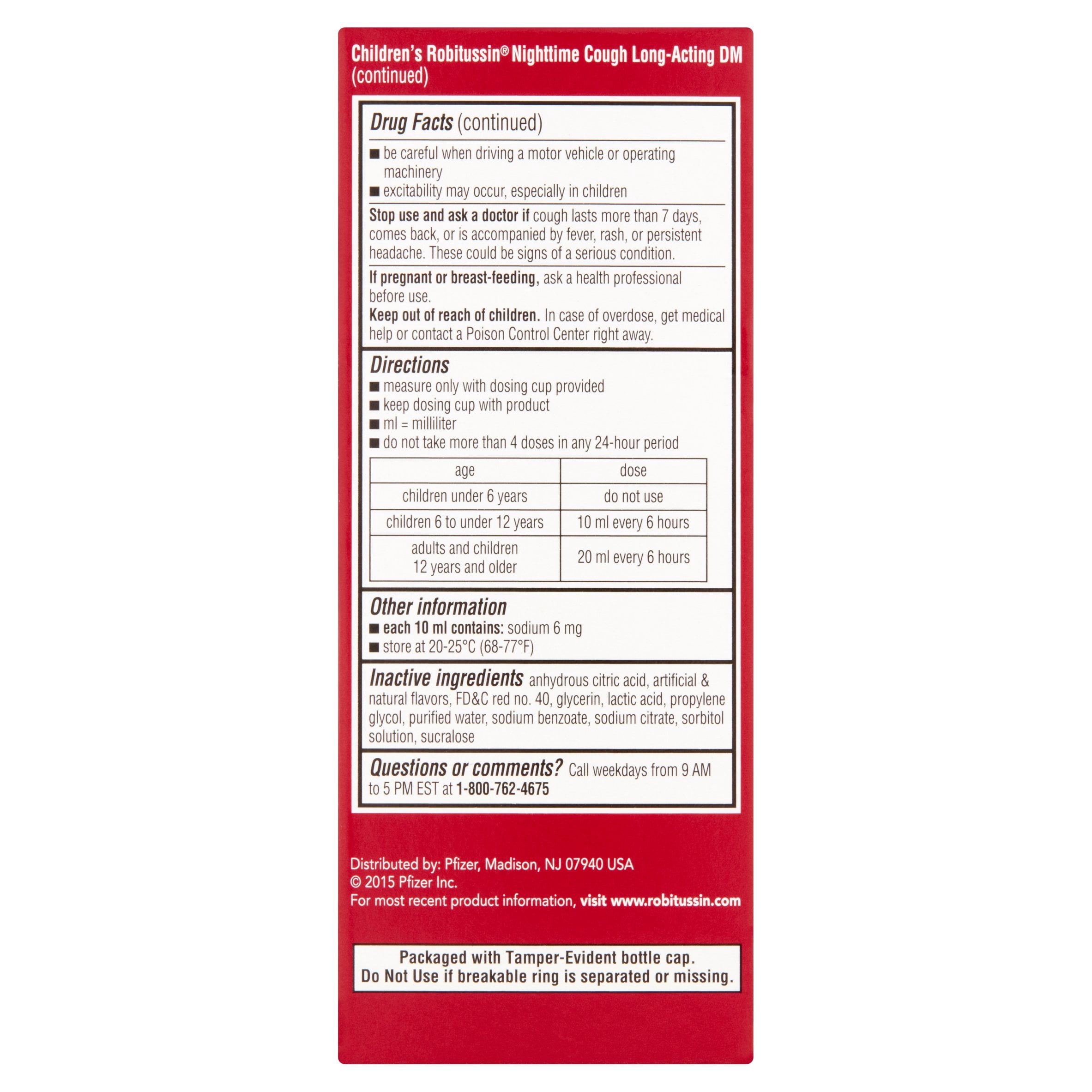 Robitussin DM Children's Day & Night Cough Relief Ages 6 & Over Value Pack, 4 fl oz, 2 pack