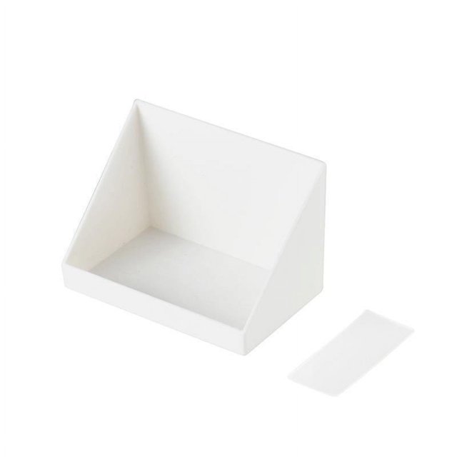 Caja de almacenamiento con espejo de 5 piezas, estante de almacenamiento en capas, partición de estante de almacenamiento pequeño, caja de almacenamiento con bisel de clasificación inferior