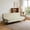 Beige, variant on BSHTI 78" Linen Futon Sofa Bed – Convertible Couch with Adjustable Backrest, Soft Breathable Fabric, Metal Frame, Space-Saving for Apartment Living Room Small Space,Beige