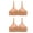 Khaki, variant on Tnhcen Underwire Bras 2PC Women's Large Size Non-Steel Ring Gathered Breathable Underwear (Plus Extended Buckle 0.3) Daily Bra No Underwire Women's Underwear Womens Underwear, 38