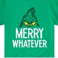 thumbnail image 3 of The Grinch - The Grinch Merry Whatever Short Sleeve Graphic T-Shirt, 3 of 5