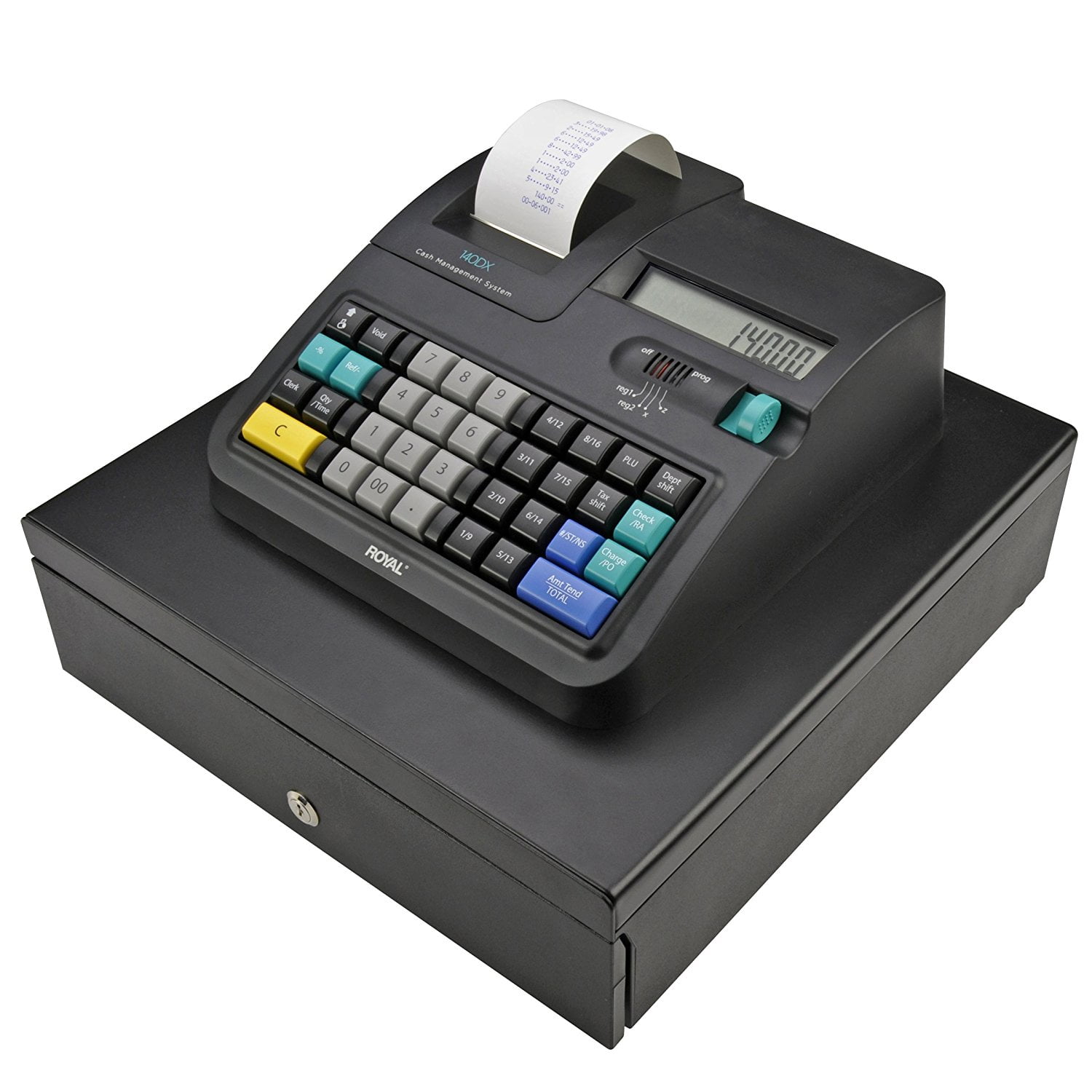 Royal 29475X 140DX Cash Register LCS Display, White