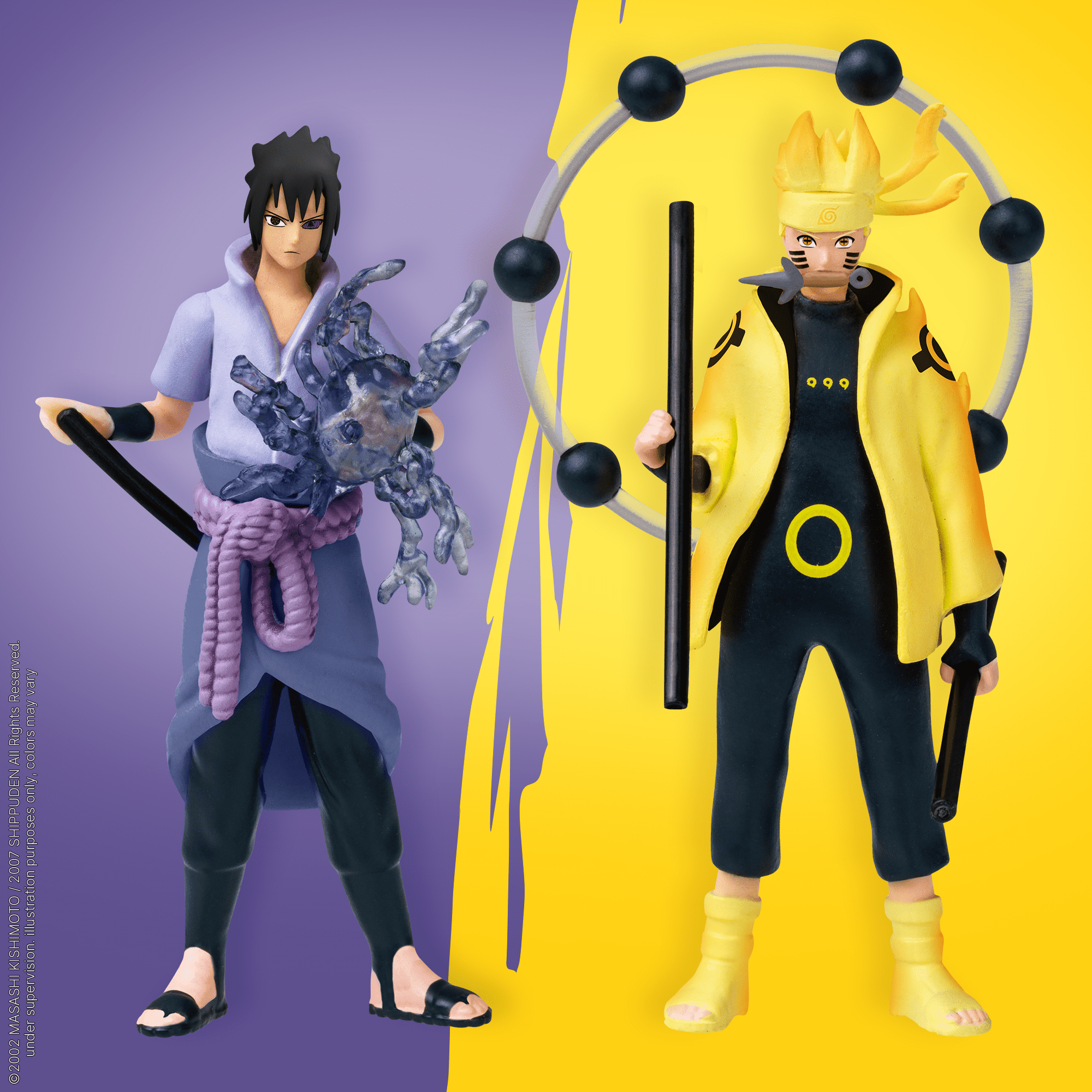 Naruto Shippuden Infinite Tsukuyomi Mini Figure Rinne Sharingan Moon Capsule
