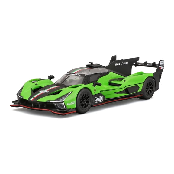 2024 Lamborghini SC63 #63 IMSA SportsCar, Green - Bburago 18-38315 - 1/43 Scale Diecast Model Car