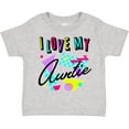 thumbnail image 3 of Inktastic I Love my Auntie- 80s retro style Boys or Girls Toddler T-Shirt, 3 of 5