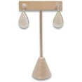 thumbnail image 3 of N'icePackaging 10 Qty - 4 1/2" Flamingo-Pink Free-Standing T-Stand Earring Display - Faux Leather - for Sales/Merchandise/Vendors/or Home Use, 3 of 4