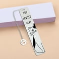 thumbnail image 6 of Unique Bargains Bookmark Cat Lover Gifts for Women Men Cute Bookmarks Reading Accessories for Book Lover Cat Lovers Silver Tone, 6 of 7
