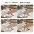 thumbnail image 7 of ODIKA 5'x7' Warm Earth Tones Abstract Design Washable Area Rug Mid-Century Modern Minimalist Style for Dining Room, Under Table, Home Office, Non-Slip Chair-Friendly, 7 of 7