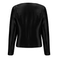 thumbnail image 4 of Maean Women Satin Tops Cowl Neck Long Sleeve Elegant Fashion Dressy Shirts Work Office Business Blouse, 4 of 5