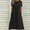 B27 Black Plus Size Summer Dresses Clearance Under $5, variant on Xqxayjr Women's Summer Spring Flowy Swing Long Sun Dresses Casual 2025 Petal Short Sleeve Crewneck Graduation Dresses Pleated Maxi Eyelet Bohemian Black Formal Dresses