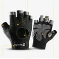 thumbnail image 4 of Workout Gloves Nonslip Shock-Absorbing Weight Lifting Gloves Fingerless Gloves, 4 of 10