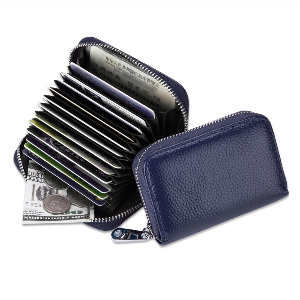 Women RFID Credit Card Holder Leather Credit Card Wallet Small