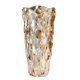 thumbnail image 1 of Florero con forma de yuca, cristal ámbar engrosado, 24 cm de alto, 1 of 8