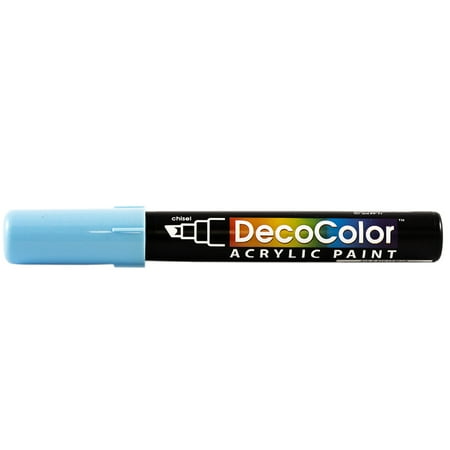 UPC: 0842497171067 | Marvy Uchida Chisel Tip Acrylic Paint Markers 2/Pack Light Blue