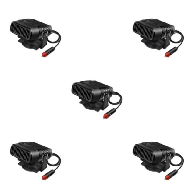 Scienceny Ventilador de calefacción, calentador de coche, desempañador de parabrisas, ABS, accesorios multifuncionales de larga duración para Type2 NO2