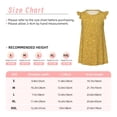 thumbnail image 3 of Fotbe Gold Shiny Vestido de Dormir para Niñas de 3 a 10 Años, Mangas Cortas, Estilo Princesa, Pijama Camisón con Mangas Voladas-XX-Large, 3 of 6