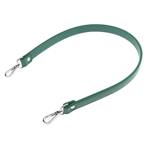 Moda Cuero Reempzo Monedero Correas Bolso Bolso Cinturón Pteado Verde Zulema Correas de repuesto para bolso