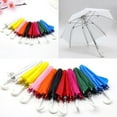 thumbnail image 2 of Doll Umbrella Solid Color Open Close Umbrella Decoration Daily Use, 2 of 6