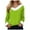 Green, variant on TAmten Christmas Shirts for Women Trim V Neck T-Shirt Xmas Print Long Sleeve Holiday Pullover Tee Tops(Beige,3XL)