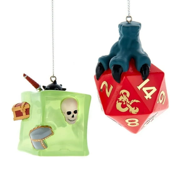 Kurt S. Adler DND1211 Ornament Set, Multi-Colored