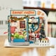 thumbnail image 4 of Montar DIY Coffee House Toy Miniatura de madera Kit Dollhouse Toys con muebles Kit LED Christma Abanopi Casa de muñecas de bricolaje, 4 of 7