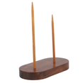 thumbnail image 4 of TrueNorth Receipt Spike Holder For Office Use Light Brown Wooden Material Straight Rod Design Ideal For Workplace Organization 1Pack, 4 of 5