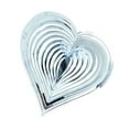 thumbnail image 3 of Escultura de hilanderos de corazón, carillón , adornos de arte , artesanías, decoraciones 3D giratorias para colgar en 15cm Sunnimix campanas de viento, 3 of 7