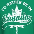 thumbnail image 3 of CafePress - I'd Rather Be In Canada Dark T Shirt - Men's Classic Graphic Cotton T-Shirt, 3 of 4