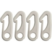4 PCS Flag Pole Clip Snap Hooks Nylon Flagpole Attachment Hardware - to Attach Flag to Flagpole with Rope