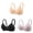 Black,Light Gray,Beige, variant on Wirefree Bras for Women 4 Pack Full Coverage No Underwire Everyday Bras Comfortable Wireless Padded Bras Seamless