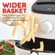 thumbnail image 4 of Dash Tasti-Crisp freidora de aire eléctrica + horno con control de temperatura, cesta para freír antiadherente, guía de recetas + función de apagado automático, 1000 vatios, 2,6 cuartos, 4 of 5