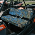 thumbnail image 3 of Uorisanigo UTV Front Bench Seat Cover Dustproof Polyester Fabric, Blue Camo Hunting Print Mule Seat Cushion Replacement UTV Accessories Seats Protector Suitable for 4010 4x4 SE 2016-2018, 3 of 7