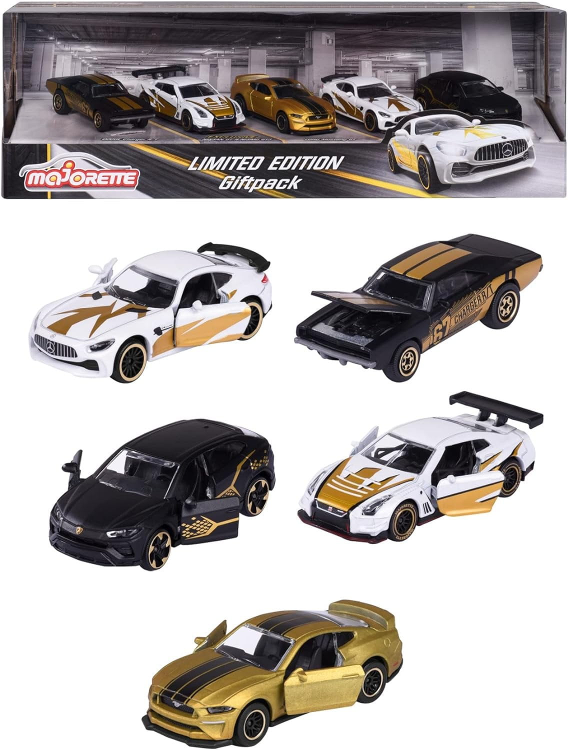 Black Edition (2023) Giftpack Piece Set 1/64 Diecast Model Cars