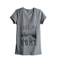 thumbnail image 1 of Take Me Home Country Road Women's Fashion Relaxed V-Neck T-Shirt Tee Heather Grey Small, 1 of 3